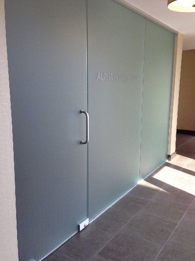 Glass Window Door On Office — Charleston, SC — Charleston Glass Co