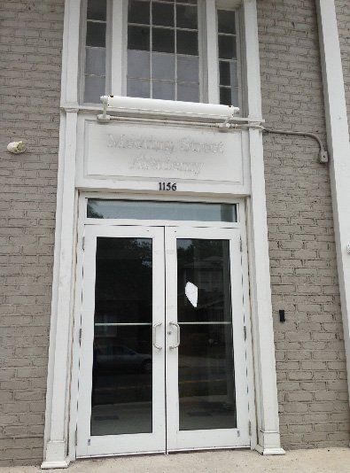 White Building With Glass Door — Charleston, SC — Charleston Glass Co
