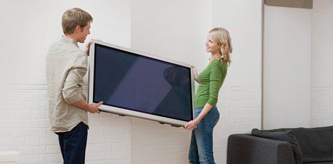 TV wall mounting