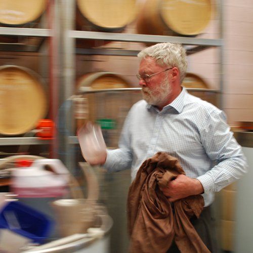 wine stored in barrels