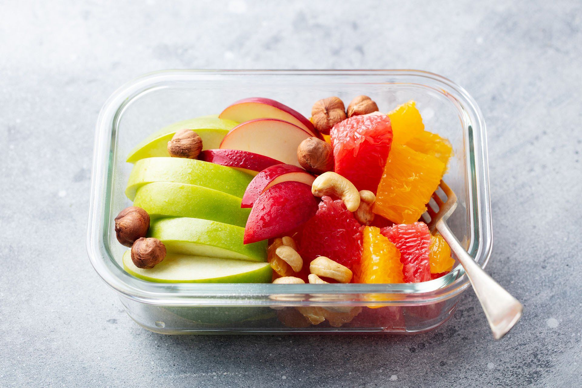 Fruits and Nuts in Glass Container — Baton Rouge, LA — A Lil One’s Learning Center
