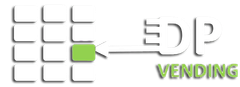 DP Vending Logo white green DP Vending Logo