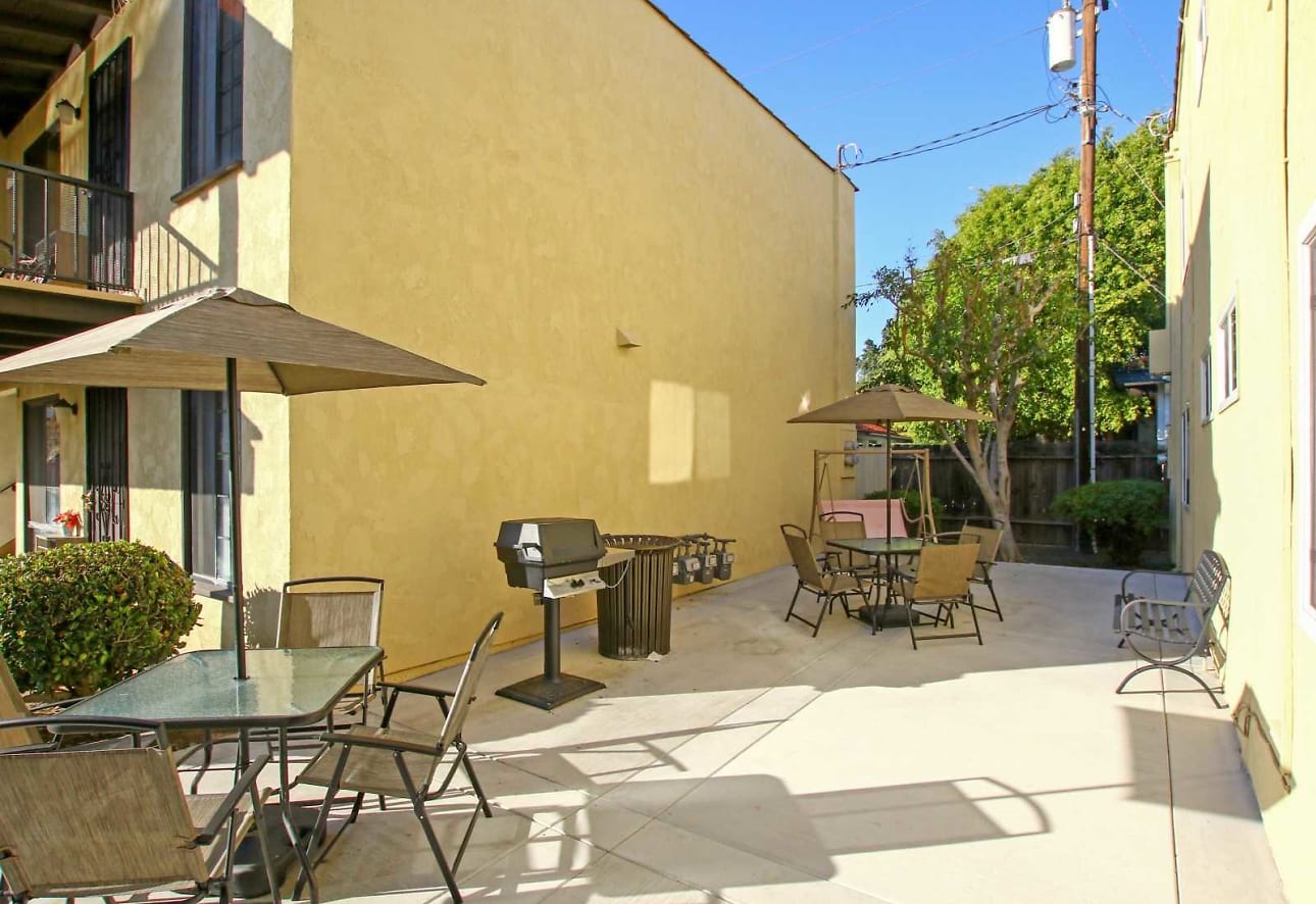 Barbecue Area | Rancho Yorba Apartments