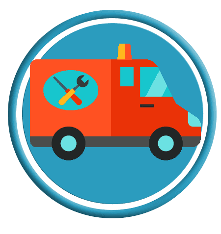 Plumbing van