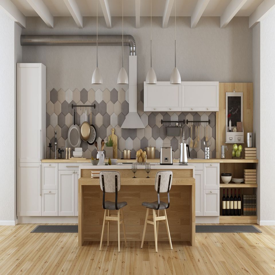 White kitchen
