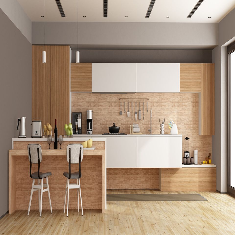 Wooden kitchen
