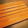 Avvolgibili in legno Douglas lucidato