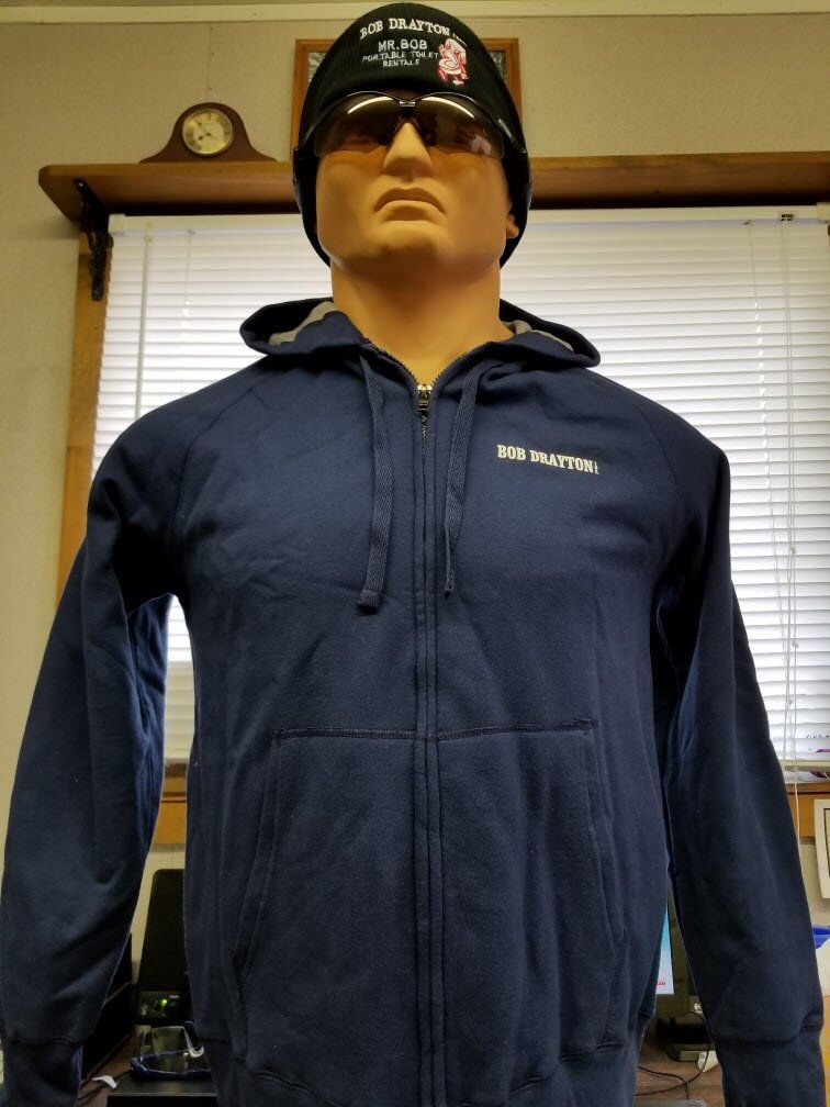 Mr.Bobs zip-up hoodie sizes from small child to 2XL. Winter hats, one size fits all. Mr.Bobs zip-up hoodie sizes from small child to 2XL. Winter hats, one size fits all.