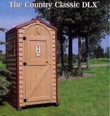 Brown outhouse, 