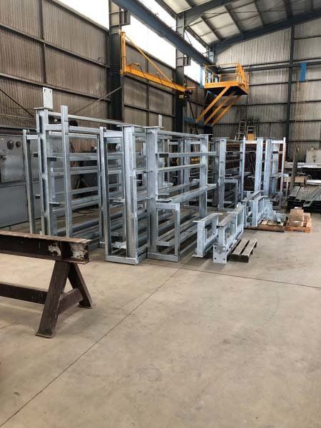 pile of steel pipes