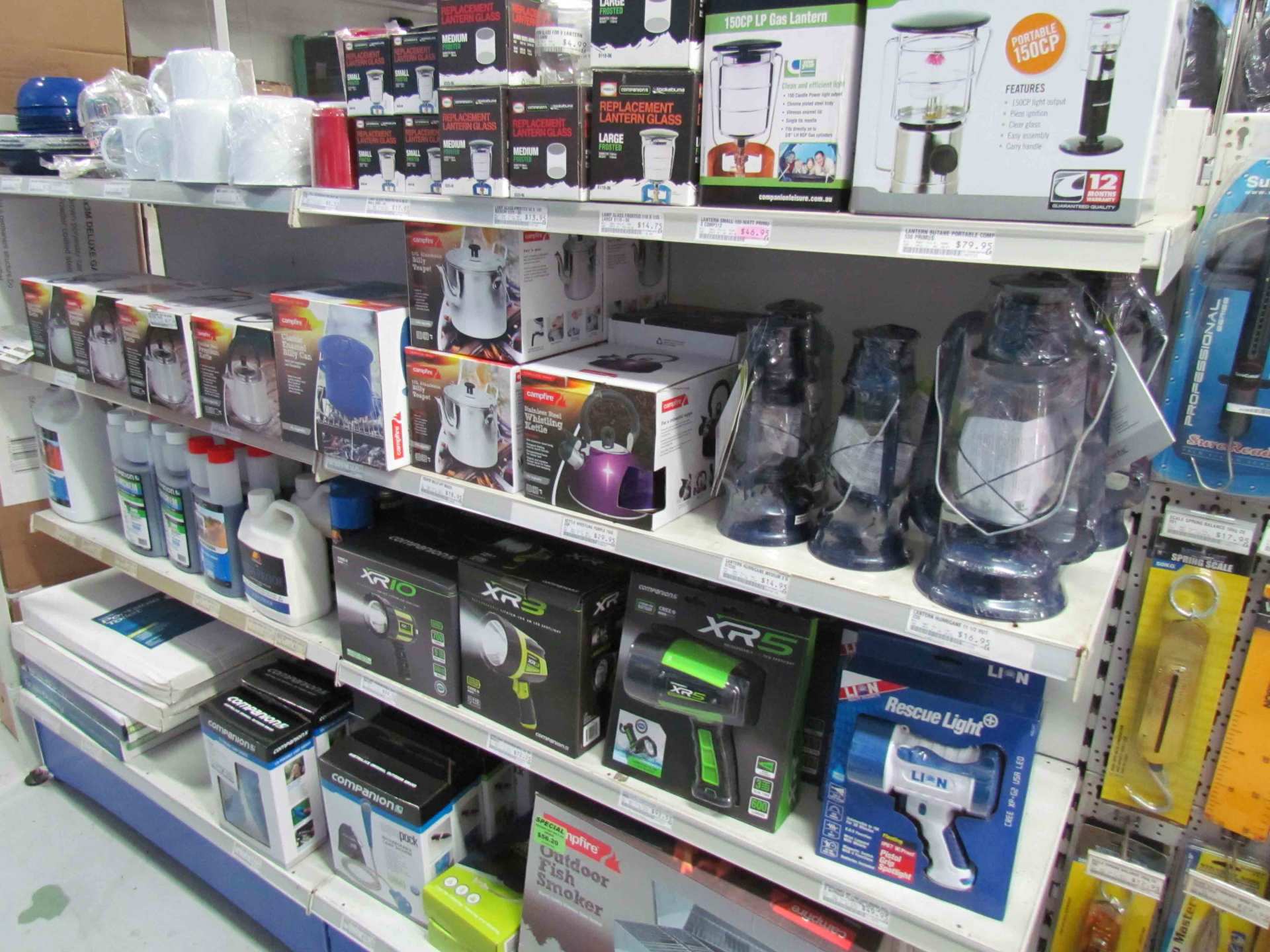 camping equipments