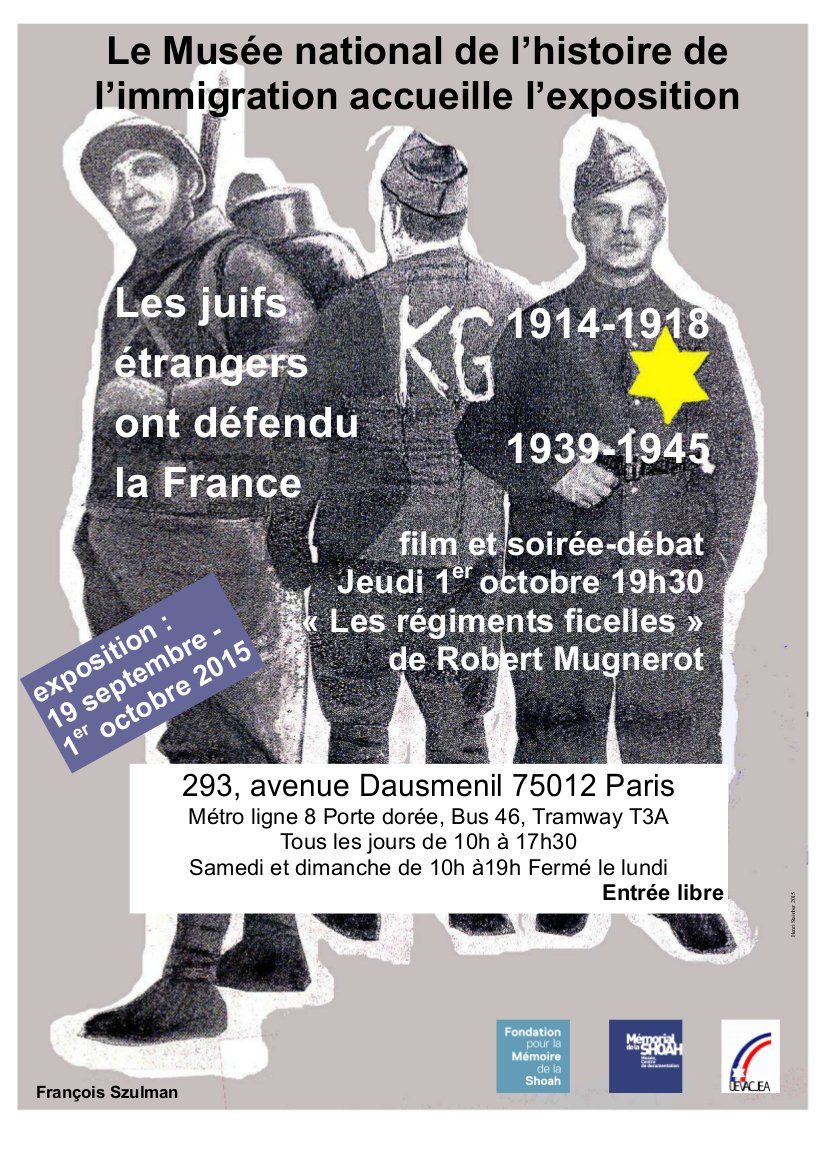 Liberté du Judaïsme | Les juifs étrangers ont défendu la France
