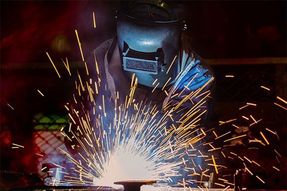 Welding — Worker Welding the Metal in Houston, TX