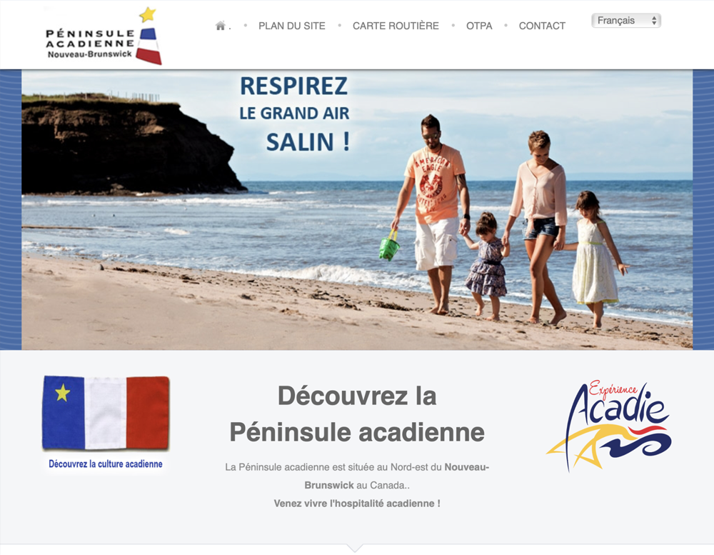 Les plages de la Péninsule acadienne.