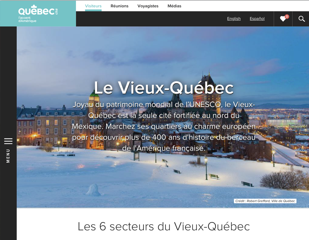 Une vue du Vieux Québec