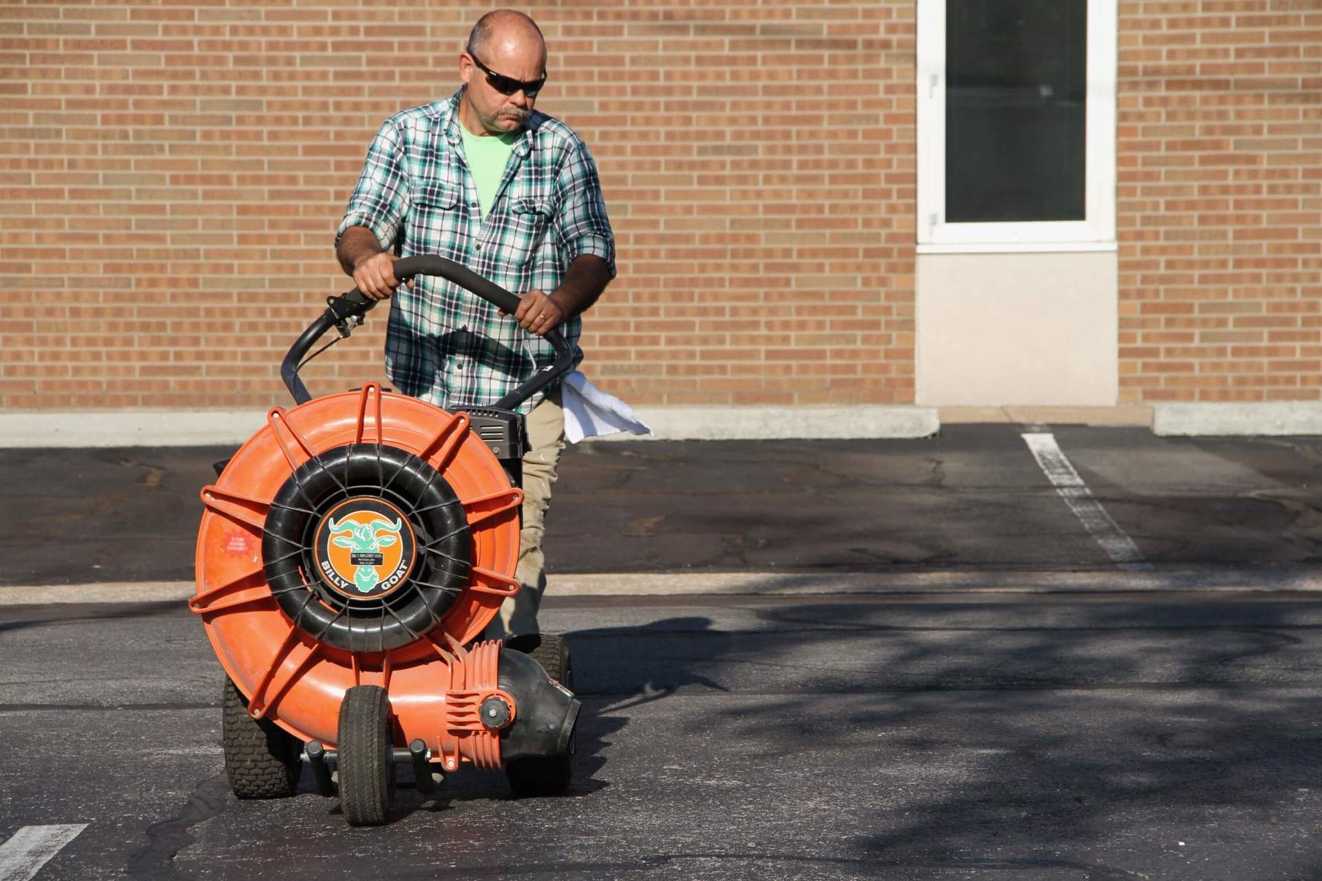 Asphalt repair in progress