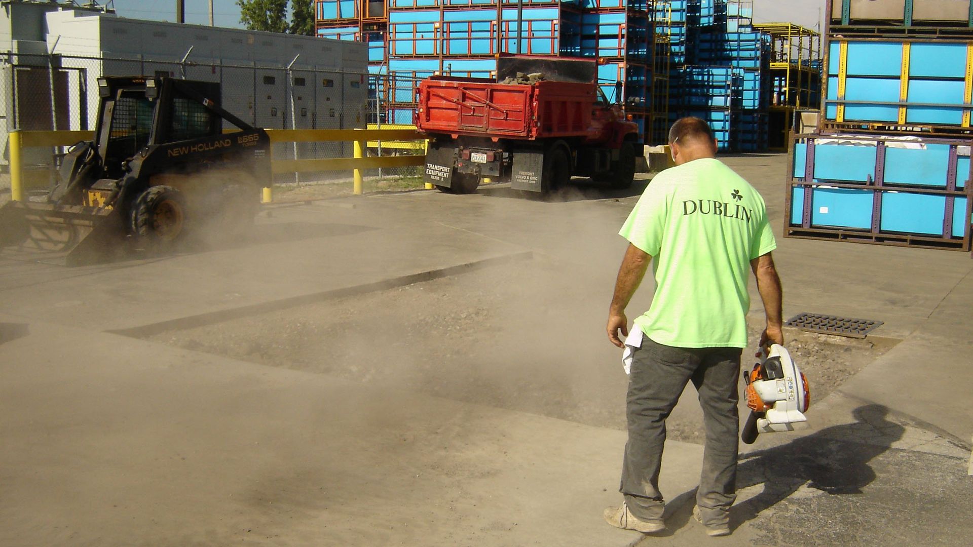 Asphalt Work - Preparing hole