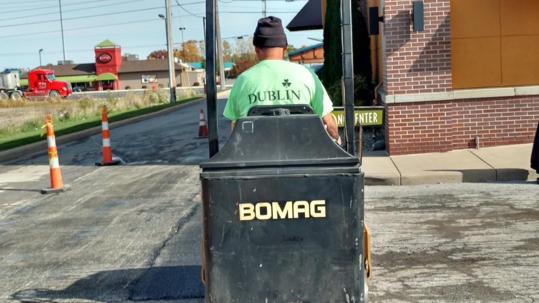 Commercial Asphalt Repair job in Northwest Ohio