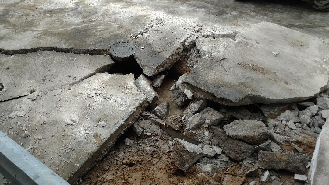 Northwest Ohio Commercial Asphalt Repair Job