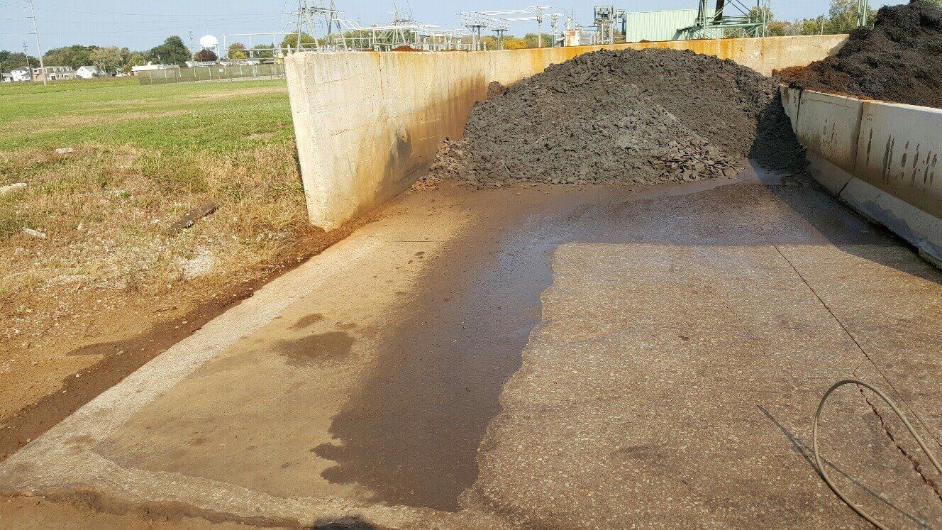 Pressure Washing at an industrial site in Ohio