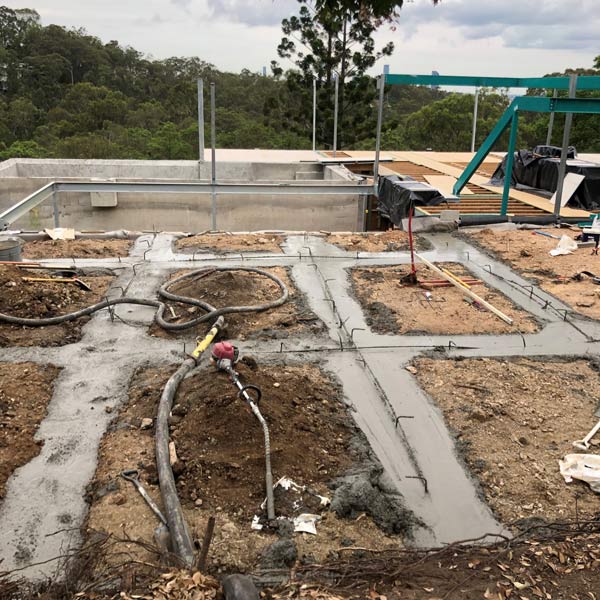 concrete footing