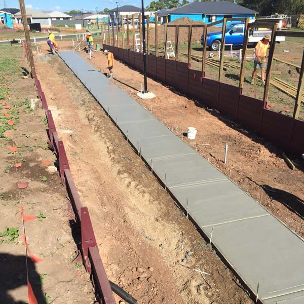 concrete pathway