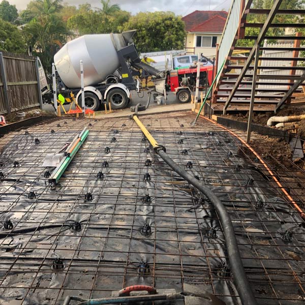 slab rebar framework