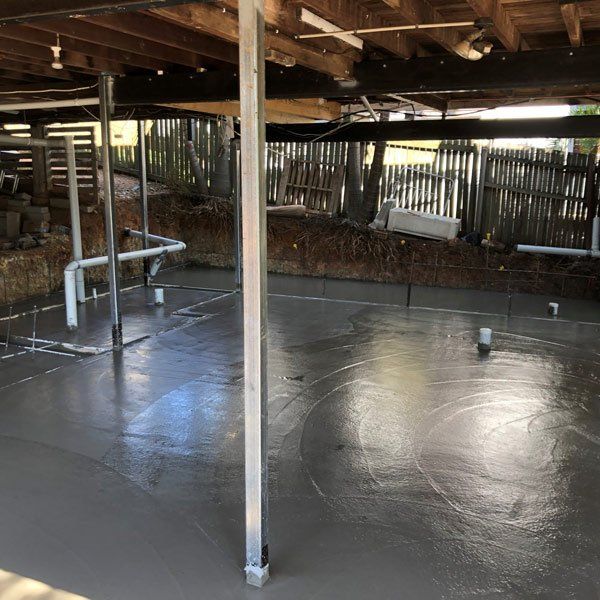 concrete floor