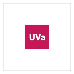 Logo de Universidad de Valladolid (Uva), universidad pública colaboradora de los cursos de investigación animal de Animalaria.  