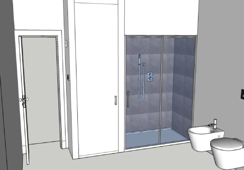 progetto porte in legno per bagno