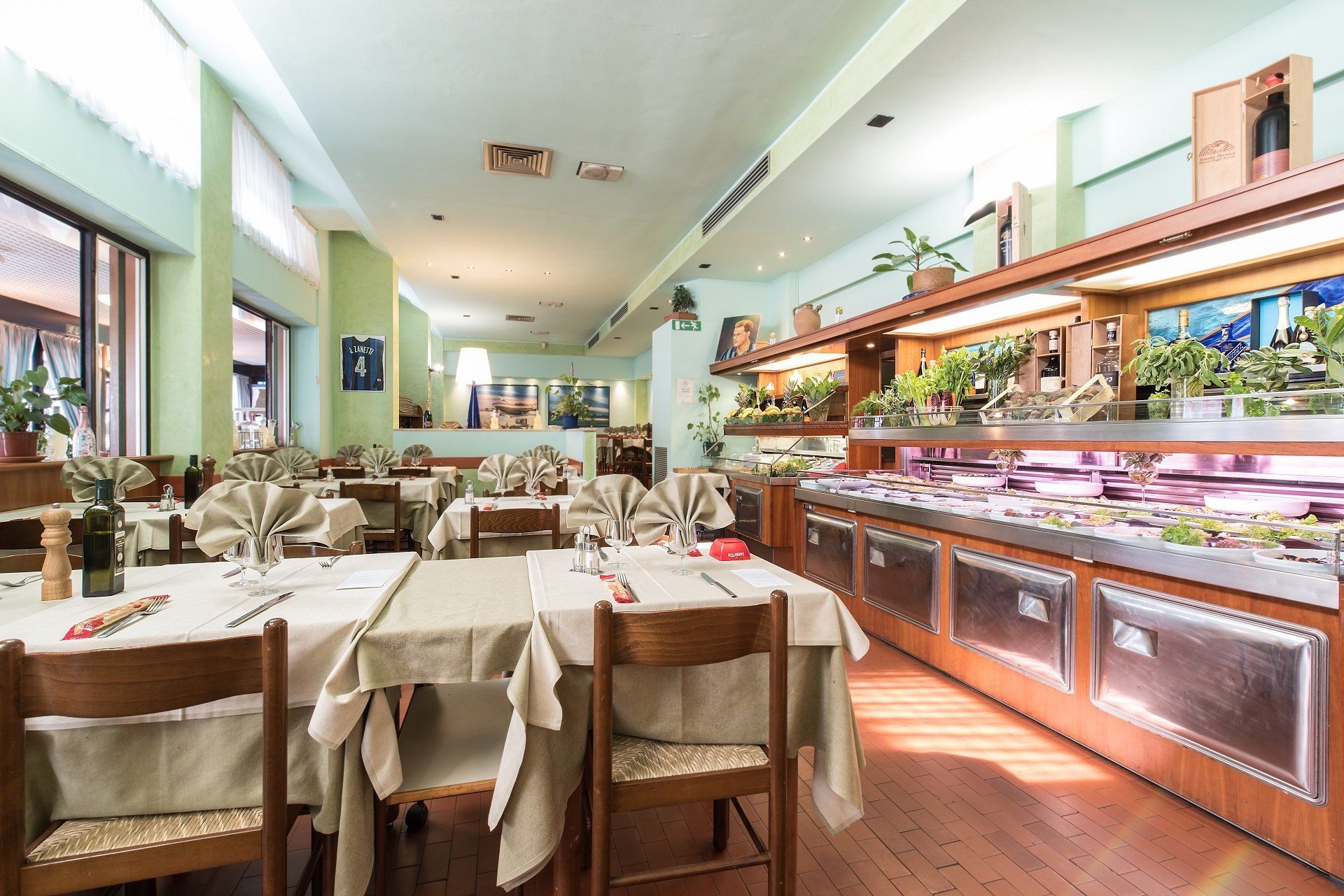 salone da pranzo di ristornate