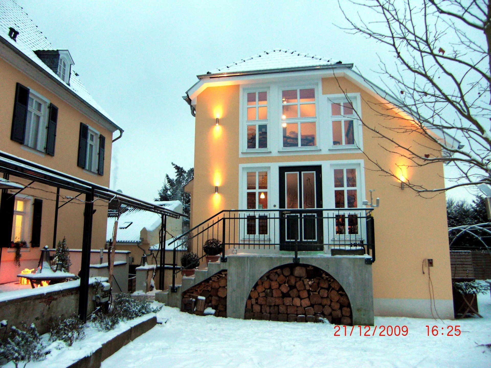 Ein Foto eines Hauses, aufgenommen am 27. Januar 2009