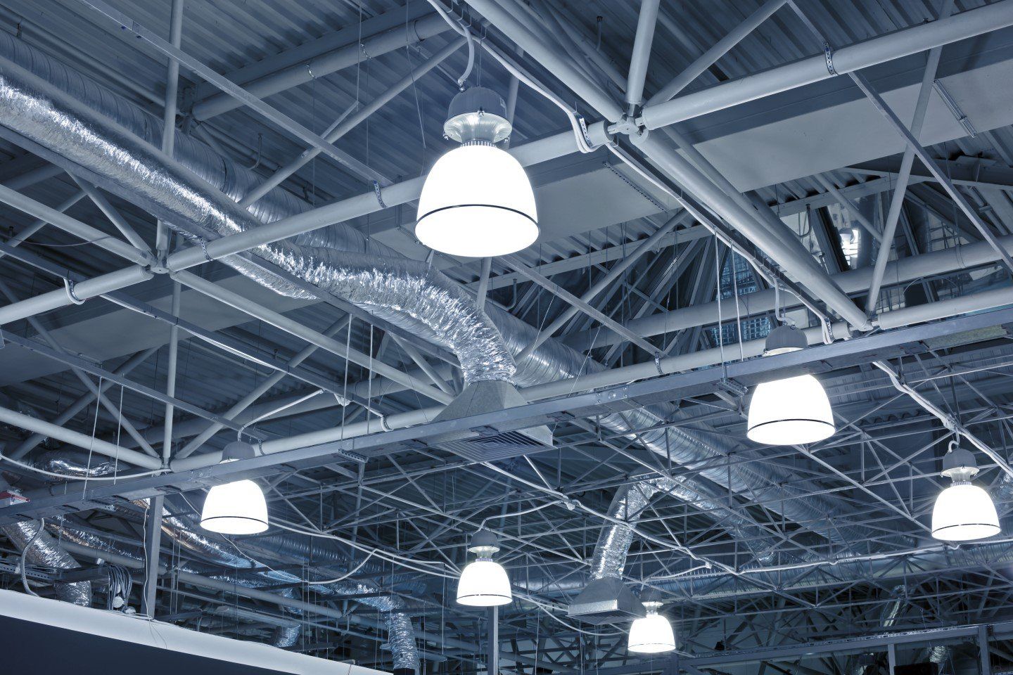 Installazione di un impianto di climatizzazione di un'industria