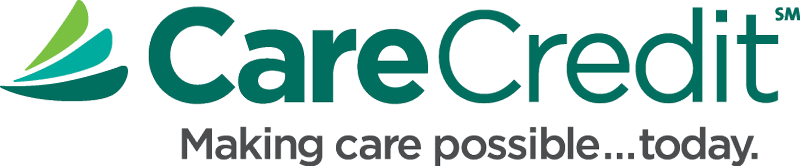 CareCredit logo: green text and logo with the tagline, 