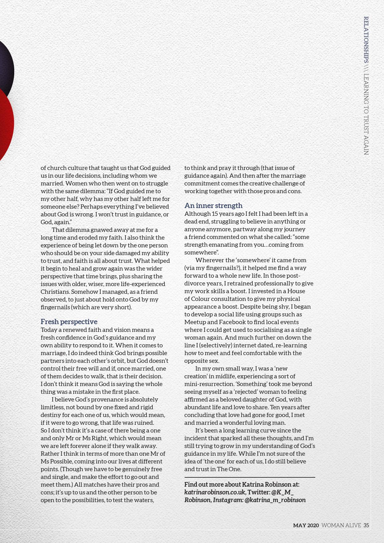 A page of text with a bold red circle on the upper left, formatted in two columns of professional document content.