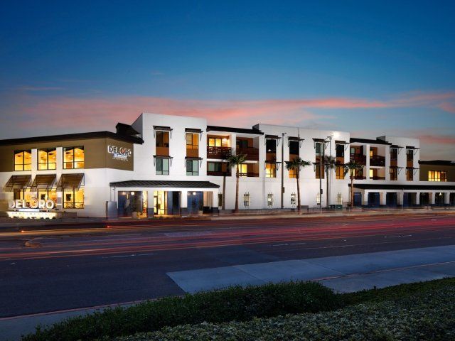 Del Oro on Broadway at Night