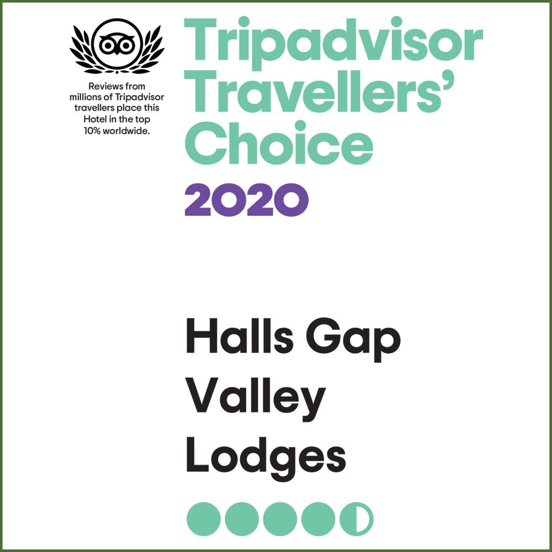 Halls Gap Valley Lodges Tripadvisor Traveller Review award