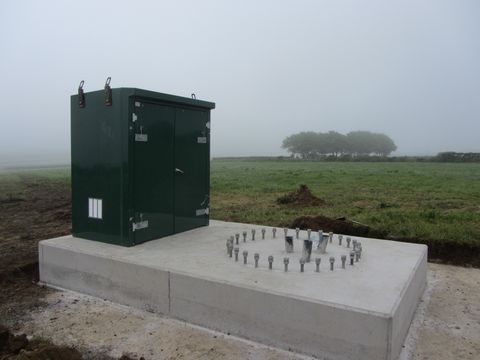 Wind turbine bases 
