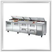 Long Pizza Prep Table — Redford, MI — Parks Maintenance Inc