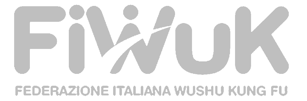 A black and white logo for fivuk federazione italiana wushu kung fu