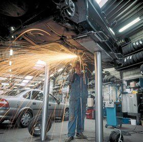 Car body work - Whatton, Nottinghamshire - Car Colston Service Station - Body work