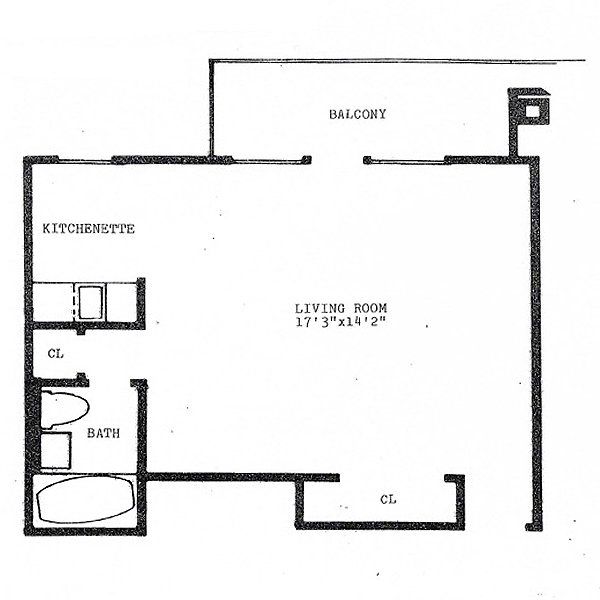 Studio floor plan