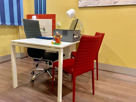 studio del personale qualificato nel centro riabilitativo