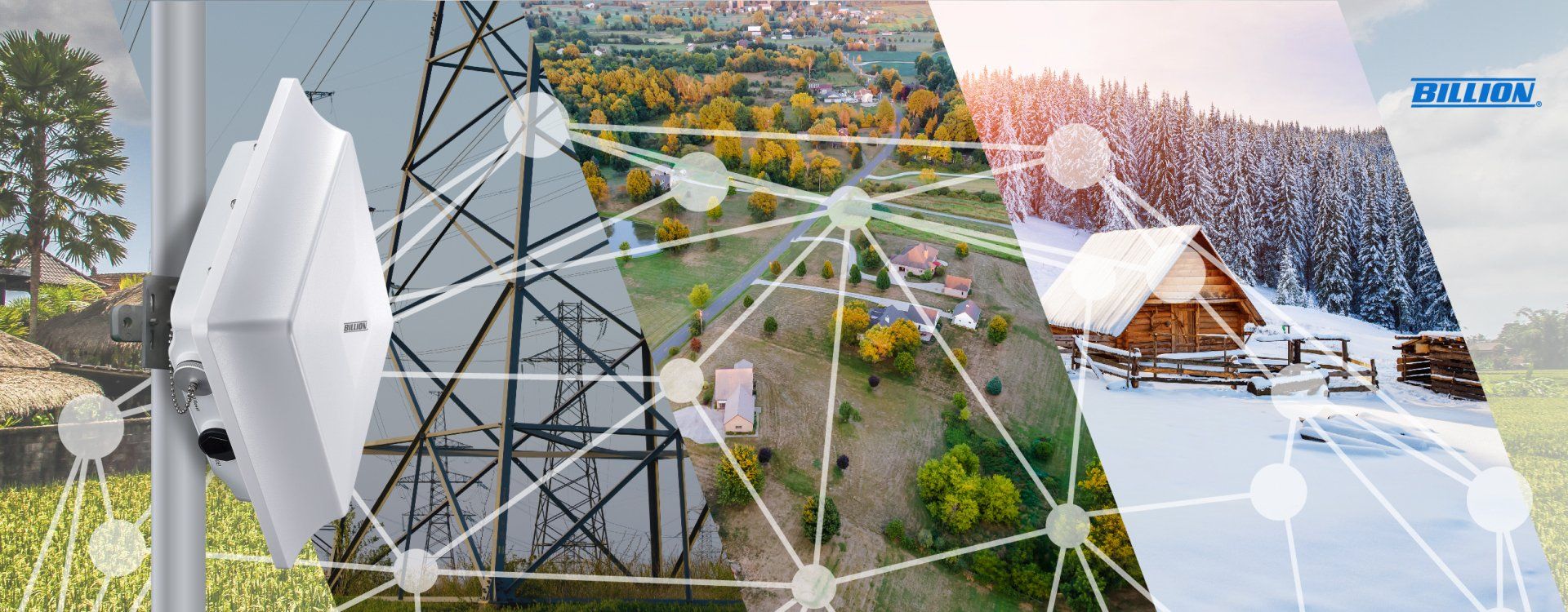 BiPAC 5700整合了最新的5G Sub-6GHz通訊模組與高效能雙極化MIMO天線可提最佳的數據傳輸速率與網路覆蓋範圍 BiPAC 5700整合了最新的5G Sub-6GHz通訊模組與高效能雙極化MIMO天線可提最佳的數據傳輸速率與網路覆蓋範圍