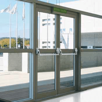 doors of a building entrance