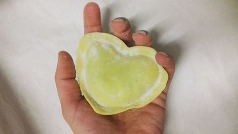 pasta ripiena a forma di cuore