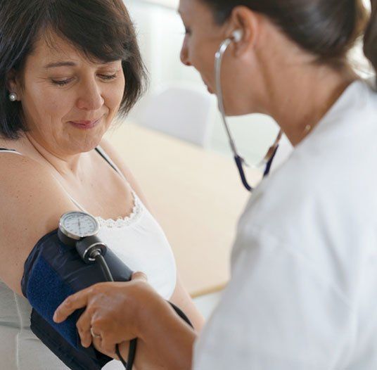 Patient happy testing blood pressure - Blood Pressure Checks in Camden North Haven, NSW Patient happy testing blood pressure - Blood Pressure Checks in Camden North Haven, NSW