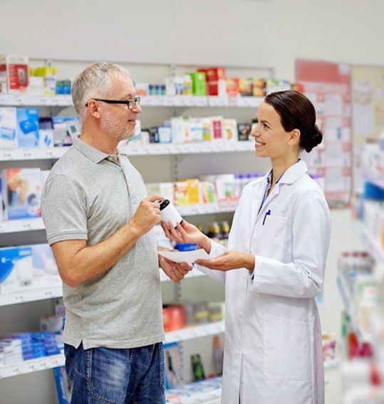 Pharmacist and patient interaction - Chemists in Camden Haven, NSW Pharmacist and patient interaction - Chemists in Camden Haven, NSW