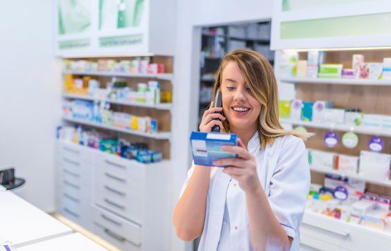 Pharmacist talking to a patient - About Us in North Haven. NSW Pharmacist talking to a patient - About Us in North Haven. NSW