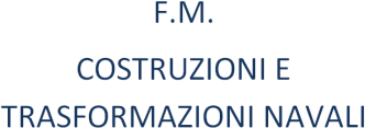 F.M.  COSTRUZIONI E TRASFORMAZIONI NAVALI-LOGO